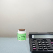 Light Green Business Branding on Small Product Jar