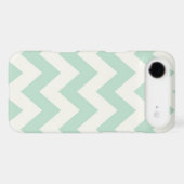 Light Green Chevron Case-Mate iPhone Case (Back (Horizontal))