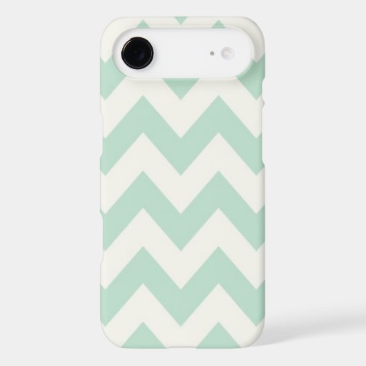 Light Green Chevron Case-Mate iPhone Case (Back)
