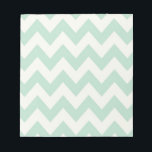 Light Green Chevron Notepads<br><div class="desc">Custom notepads featuring Light Green Chevron Pattern. Order as shown or customize with your own text and / or images.</div>