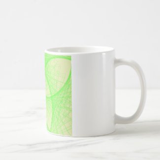 light green coffee mug