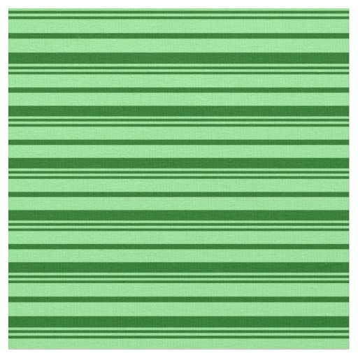 Light Green & Dark Green Colored Lines Fabric