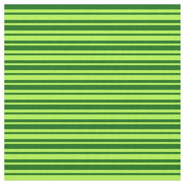 Light Green & Dark Green Lined/Striped Pattern Fabric (Close Up)