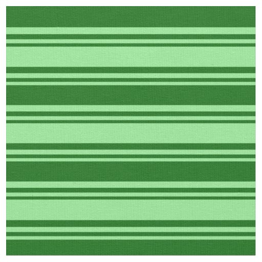 Light Green & Dark Green Lines Pattern Fabric