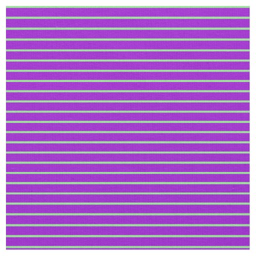 Light Green & Dark Violet Stripes Fabric