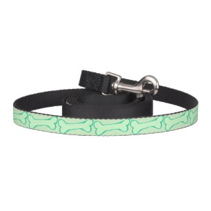 Light Green Dog Bone Dog Leash