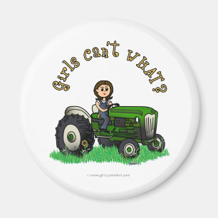 Light Green Farmer Magnet