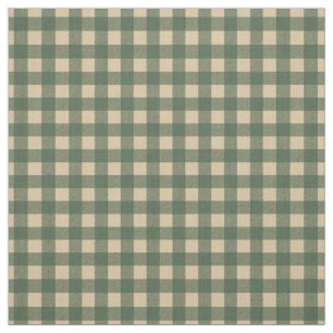 Light Green Gingham Fabric