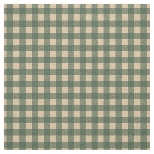Light Green Gingham Fabric