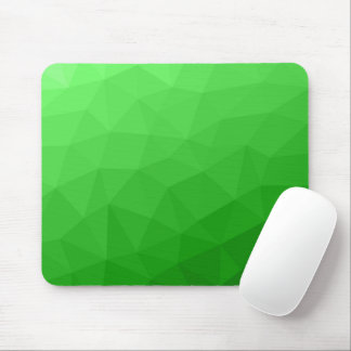 Light green gradient geometric mesh bright pattern mouse pad