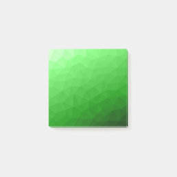 Light green gradient geometric mesh bright pattern post-it notes