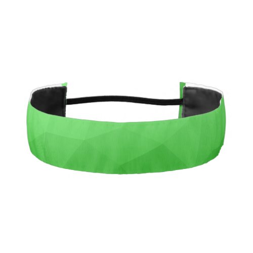 Light green gradient geometric mesh pattern athletic headband