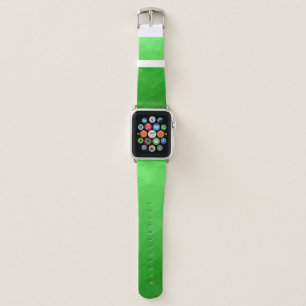 Light green gradient geometric mesh pattern bright apple watch band