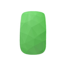 Light green gradient geometric mesh pattern bright minx nail art