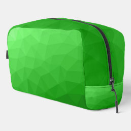 Light green gradient geometric mesh pattern dopp kit