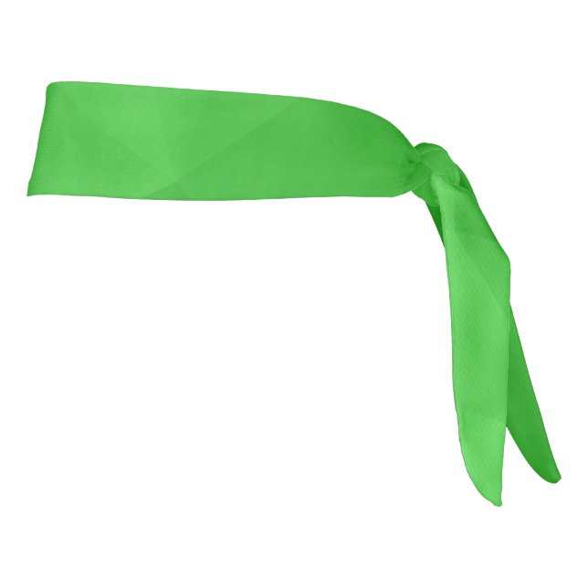 Light green gradient geometric mesh pattern tie headband (Rotate 90)