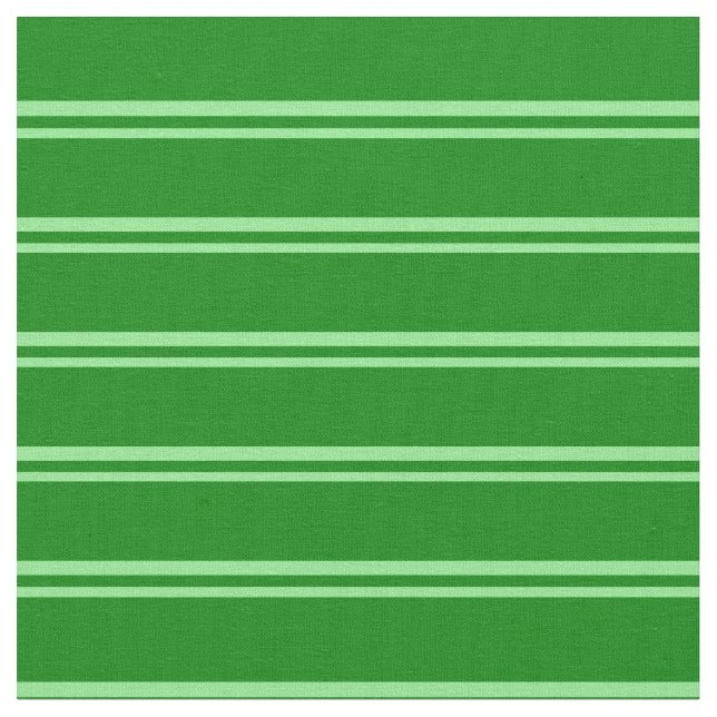 Light Green & Green Stripes Pattern Fabric (Close Up)