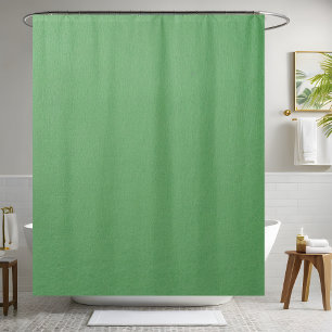 Light Green Leather Shower Curtain