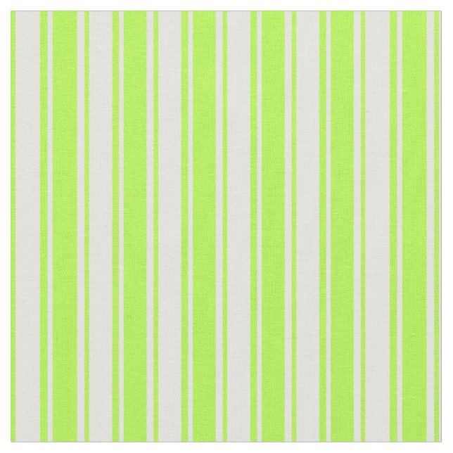 Light Green & Light Cyan Stripes Pattern Fabric (Close Up)