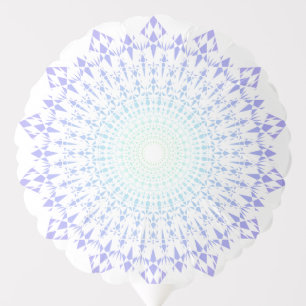Light Green-Light Purple Diamond Edge Balloon