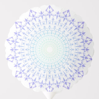 Light Green-Light Purple Diamond Edge Balloon