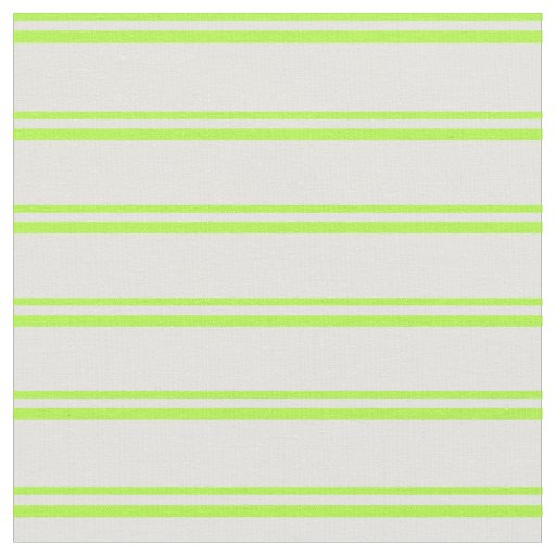 Light Green & Light Yellow Colored Stripes Fabric