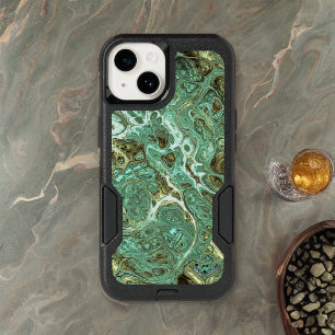 Light Green Marble Swirl OtterBox Phone Case