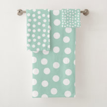 mint colored bath towels