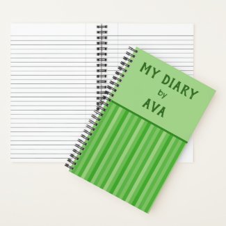 Light Green My Diary by Me Journal