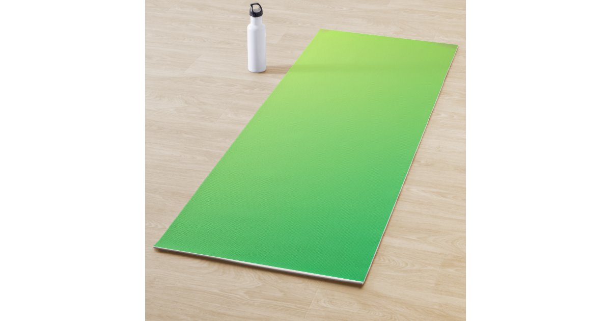 Yoga Mat - Pastel Green with Pattern