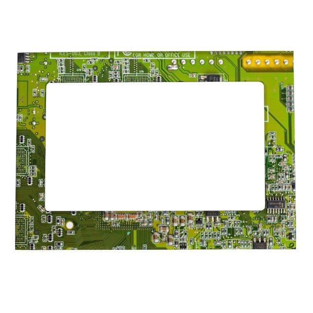 Light Green PCB Circuit Board Design for IT Pros Magnetic Frame (Front)