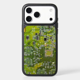 Light Green PCB Circuit Board Design for IT Pros iPhone 17 Pro Max Case