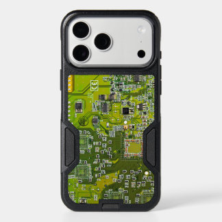 Light Green PCB Circuit Board Design for IT Pros iPhone 17 Pro Max Case
