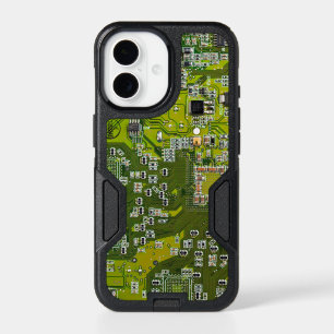 Light Green PCB Circuit Board Design for IT Pros iPhone 17 Case