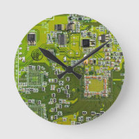 Light Green PCB Circuit Board Design for IT Pros