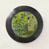 Light Green PCB Circuit Board Design for IT Pros