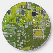Light Green PCB Circuit Board Design for IT Pros Wireless Charger (Front)