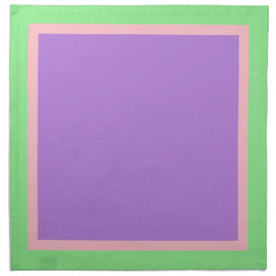 Light Green Pink and Lavender Napkins