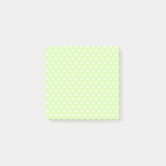 Light green Polka Dots Notes