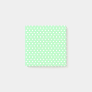 Light green Polka Dots Notes