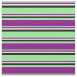 [ Thumbnail: Light Green, Purple, Light Cyan & Black Colored Fabric ]