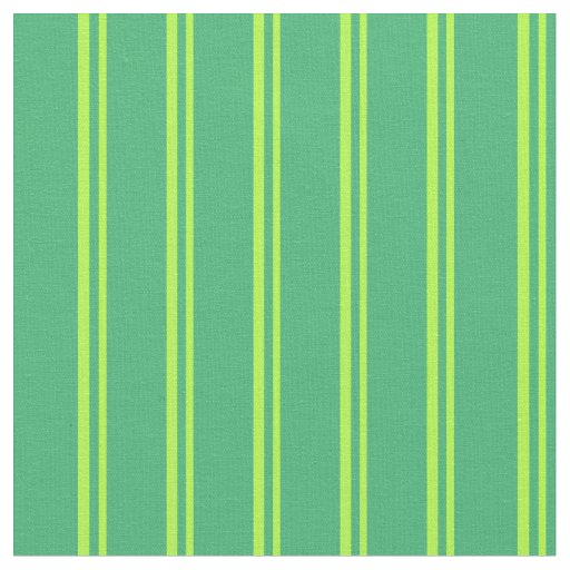 Light Green & Sea Green Striped Pattern Fabric