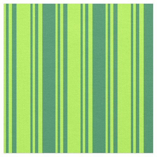 Light Green & Sea Green Stripes/Lines Pattern Fabric