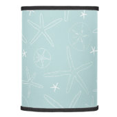 Light Green Starfish & Sand Dollar Lamp Shade (Right)