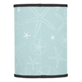 Light Green Starfish & Sand Dollar Lamp Shade (Back)