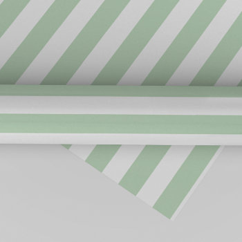 Light Green Stripe Christmas Wrapping Paper by ChristmasPaperCo at Zazzle
