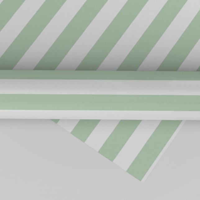 Light Green Stripe Christmas Wrapping Paper (Creator Uploaded)
