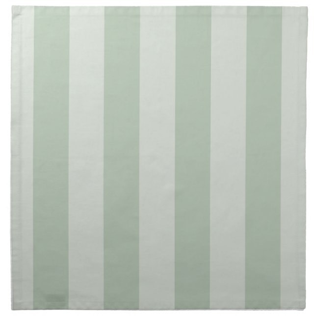 Light Green Striped Pattern Napkins (Front)