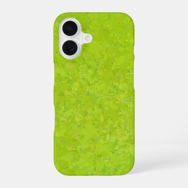Light Green Texture Artistic iPhone Case (Back)