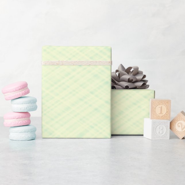 Light green textured. wrapping paper (Baby Shower)